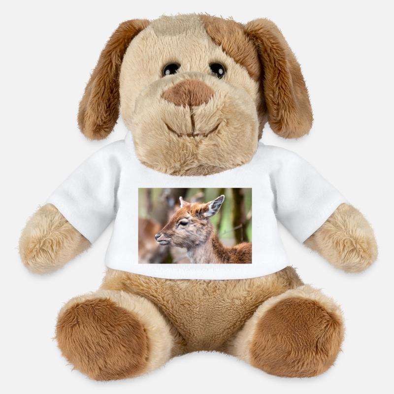 Damhirsch Damwild Dama - MiniFeet® Hund Helge - Weiß