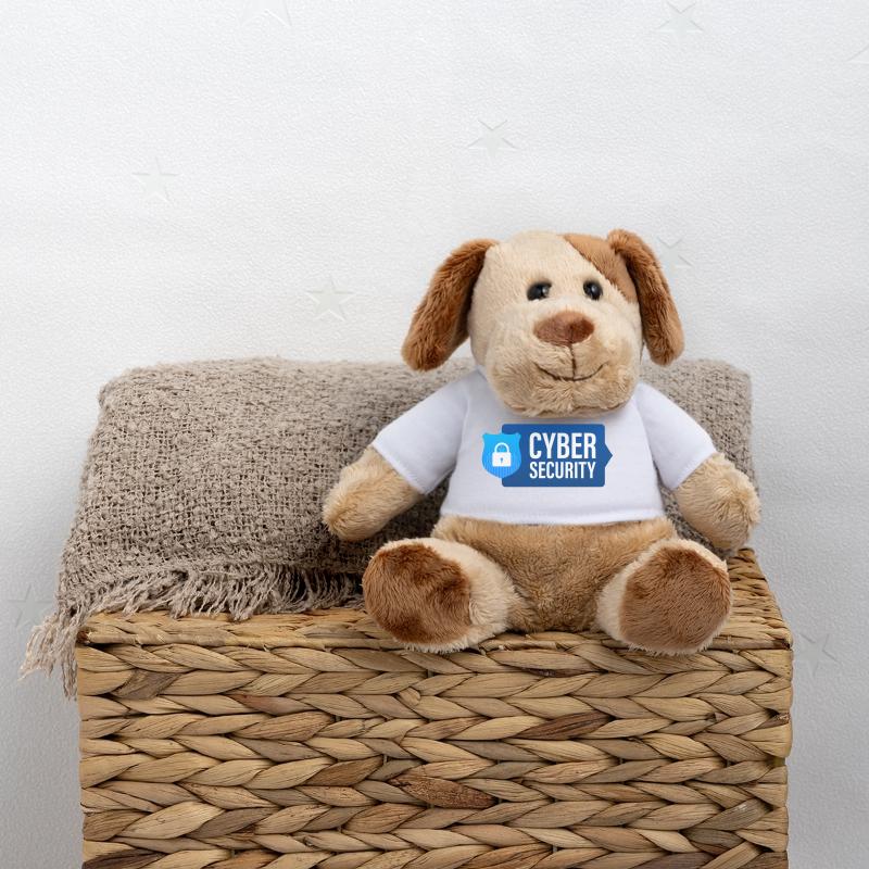 cyber security, ordinateur Chien en peluche Helge MiniFeet®