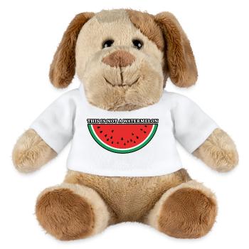 This Is Not A Watermelon - Chien en peluche Helge MiniFeet® - blanc - Devant