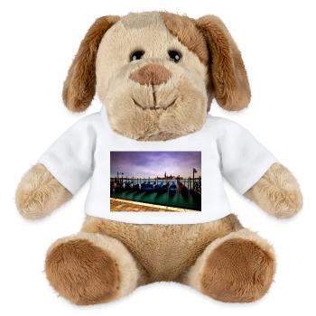 Gondoles sur la place Saint-Marc - Chien en peluche Helge MiniFeet® - blanc - Devant