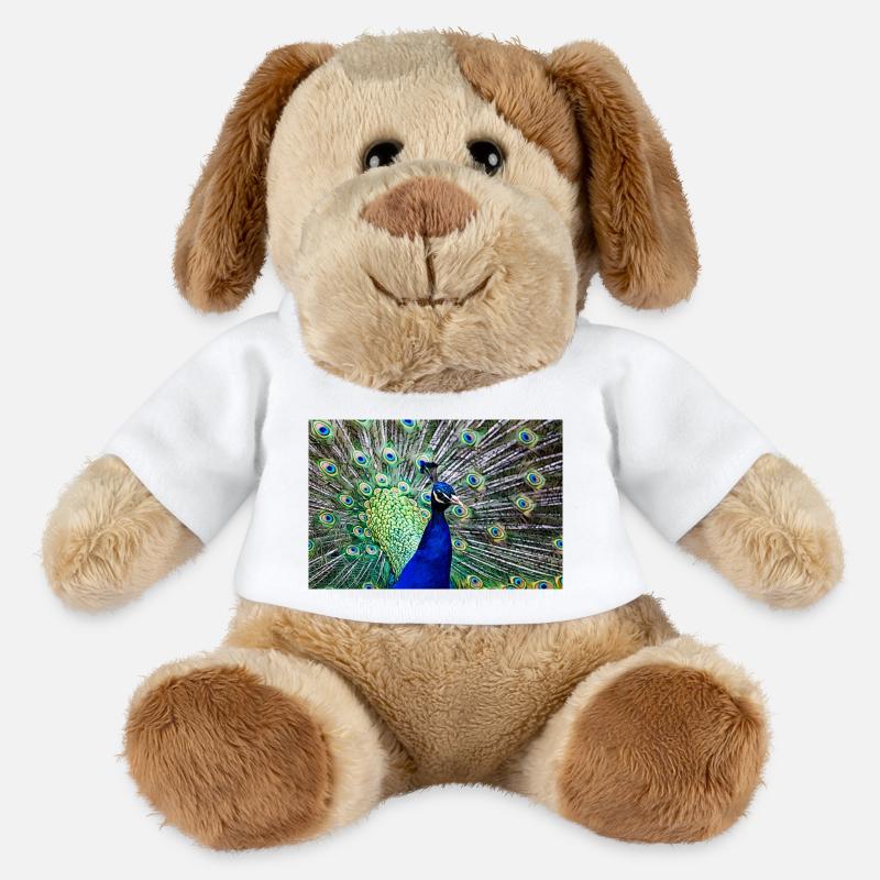 Pfau - MiniFeet® Hund Helge - Weiß
