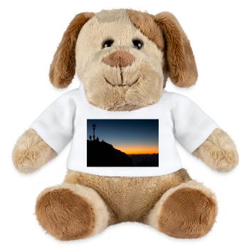 Morning atmosphere on the Zugspitze - MiniFeet® Dog Helge - white - Front