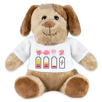 Batterie-Gehirne - MiniFeet® Hund Helge - Weiß - Vorne