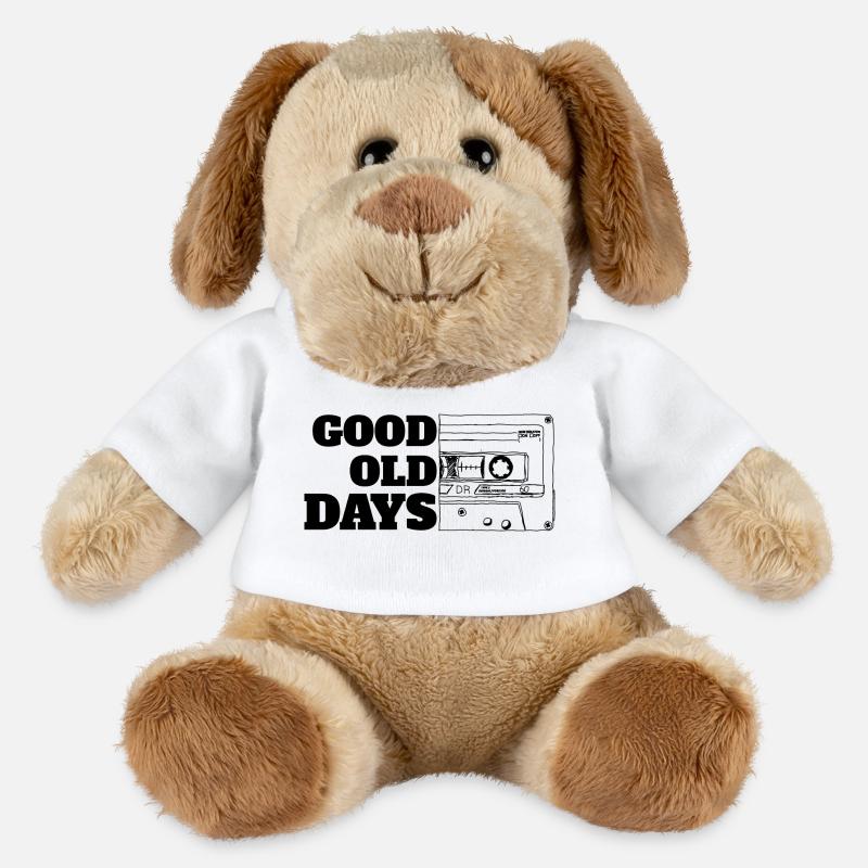 good old days cassette white - MiniFeet® Dog Helge - white