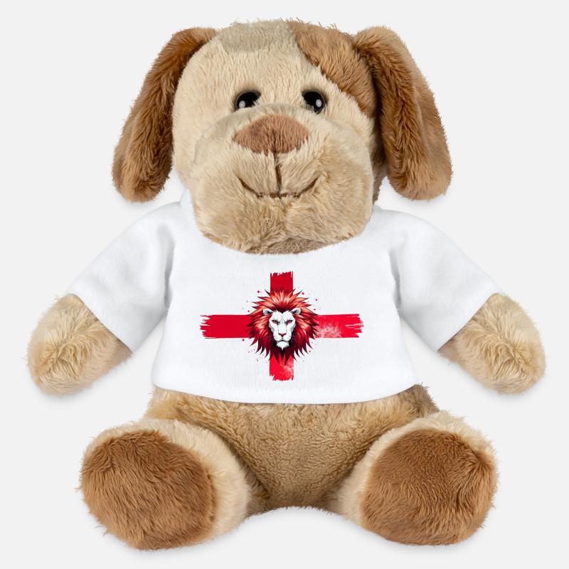 Der englische Löwe - MiniFeet® Hund Helge - Weiß