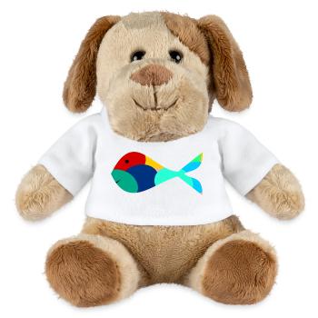 anniversary. Anniversary Decade. humor. funny - MiniFeet® Dog Helge - white - Front