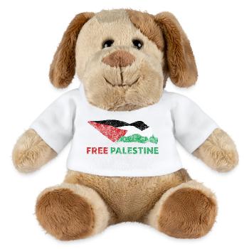 Free Palestine - MiniFeet® Dog Helge - white - Front