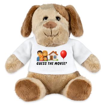 Devinez le film Drôle Humoristique - Chien en peluche Helge MiniFeet® - blanc - Devant