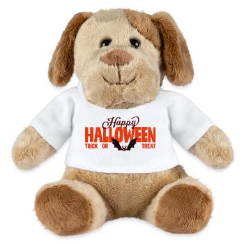 Joyeux Halloween Trick or Treat - Chien en peluche Helge MiniFeet® - blanc - Devant