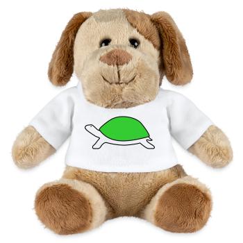 Schildkröte - MiniFeet® Hund Helge - Weiß - Vorne