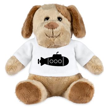 Sous-marin - Chien en peluche Helge MiniFeet® - blanc - Devant