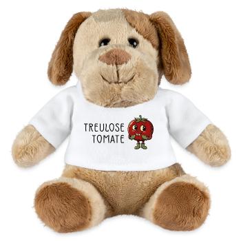 Tomate infidèle - Chien en peluche Helge MiniFeet® - blanc - Devant