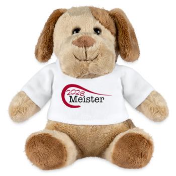 Meister 2026 Meisterschaft - MiniFeet® Hund Helge - Weiß - Vorne