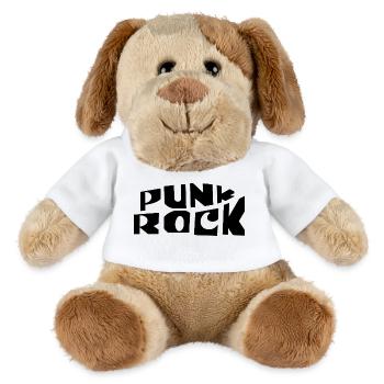 Punk Rock Bold Typography - MiniFeet® Dog Helge - white - Front