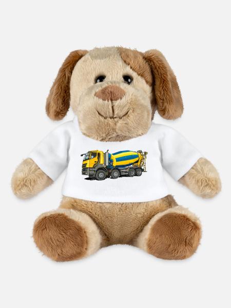Betonmischer - MiniFeet® Hund Helge - Weiß