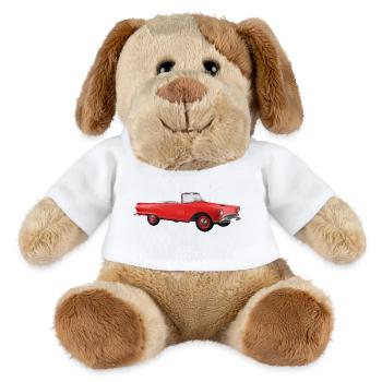 Vintage Red Convertible - MiniFeet® Dog Helge - white - Front