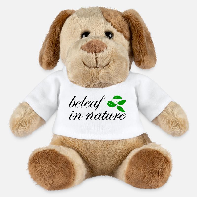 Beleaf dans la nature - Chien en peluche Helge MiniFeet® - blanc