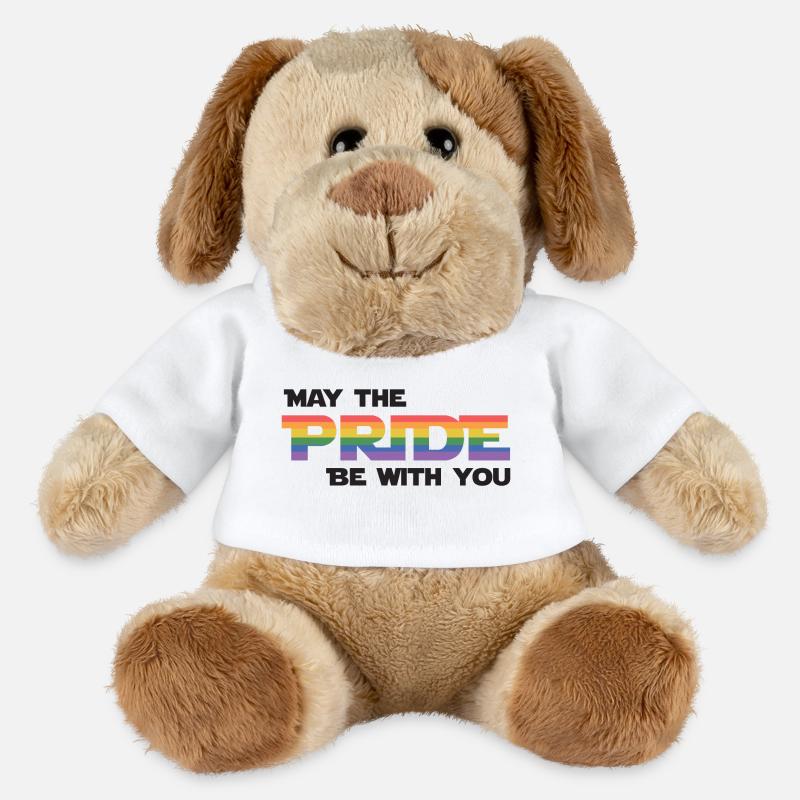 LGBT Pride Month - Möge die Pride mit dir sein - MiniFeet® Hund Helge - Weiß
