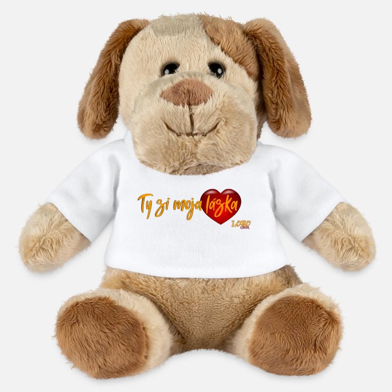 Ty si moja láska - MiniFeet® Dog Helge - white