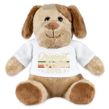 October 2015 Birthday in October - October 2015 - MiniFeet® Dog Helge - white - Front