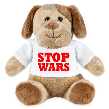 Stop wars - MiniFeet® Hund Helge - Weiß - Vorne