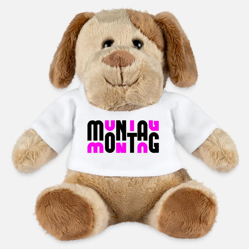 Montag Black/Pink - MiniFeet® Hund Helge - Weiß