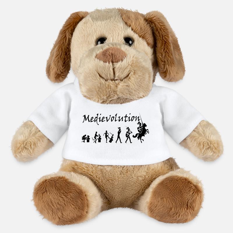 Mittelalterliche Entwicklung – Mittelalterliche Entwicklung - MiniFeet® Hund Helge - Weiß