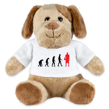 Basket Ball Evolution / Basketball  - Chien en peluche Helge MiniFeet® - blanc - Devant