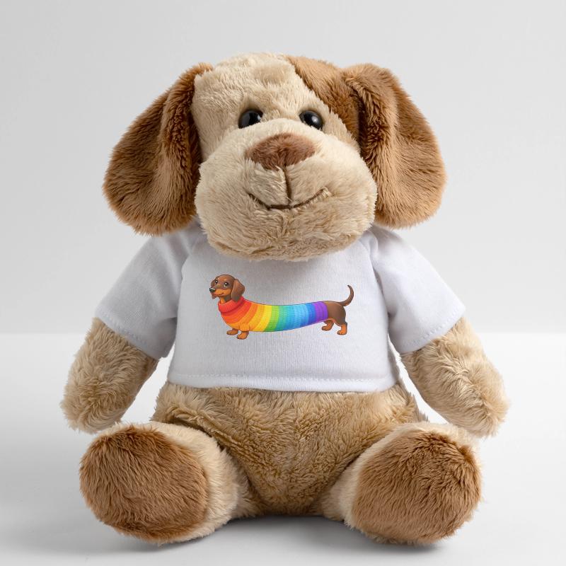 Dackel mit Regenbogen Pullover  MiniFeet® Hund Helge