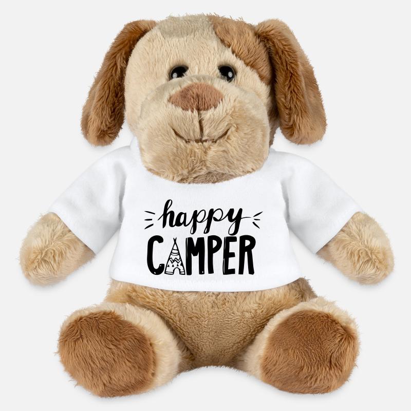 Camper - Chien en peluche Helge MiniFeet® - blanc