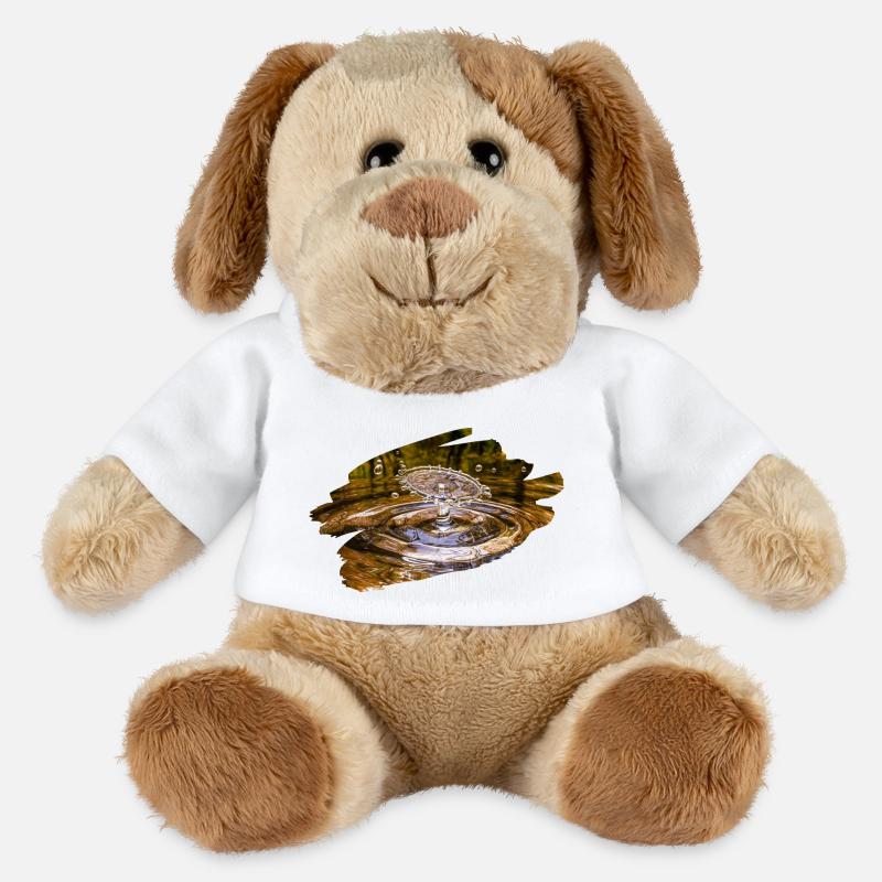 Wassertropfen - MiniFeet® Hund Helge - Weiß