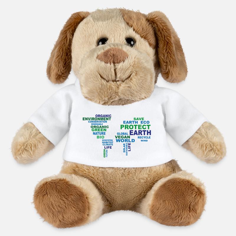 Erde - MiniFeet® Hund Helge - Weiß