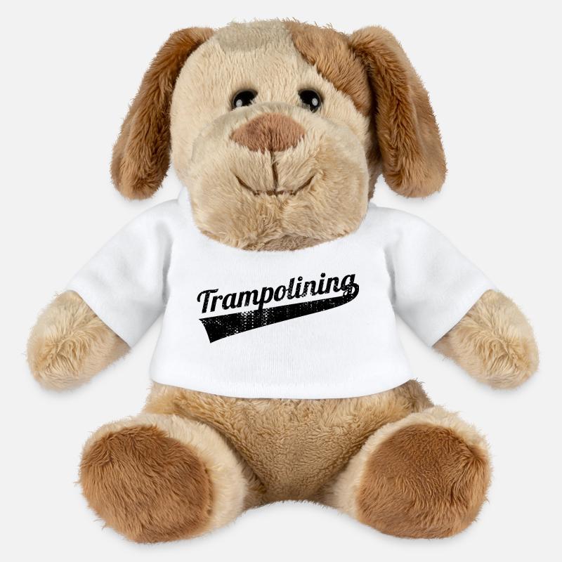 Trampolinspringen - MiniFeet® Hund Helge - Weiß