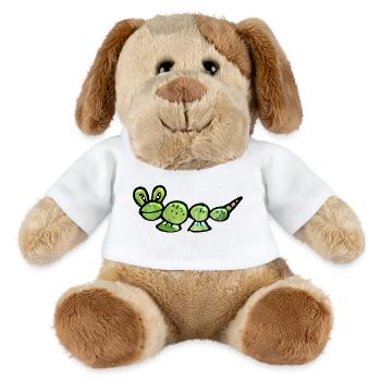 Crazy Raupe vom Mars - MiniFeet® Hund Helge - Weiß - Vorne