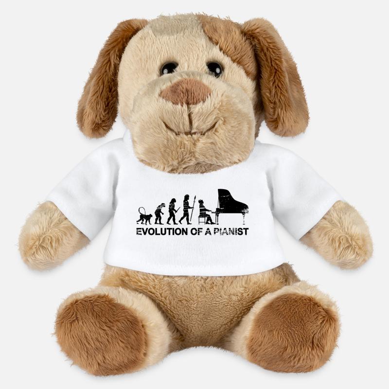 Entwicklung eines Pianisten - MiniFeet® Hund Helge - Weiß
