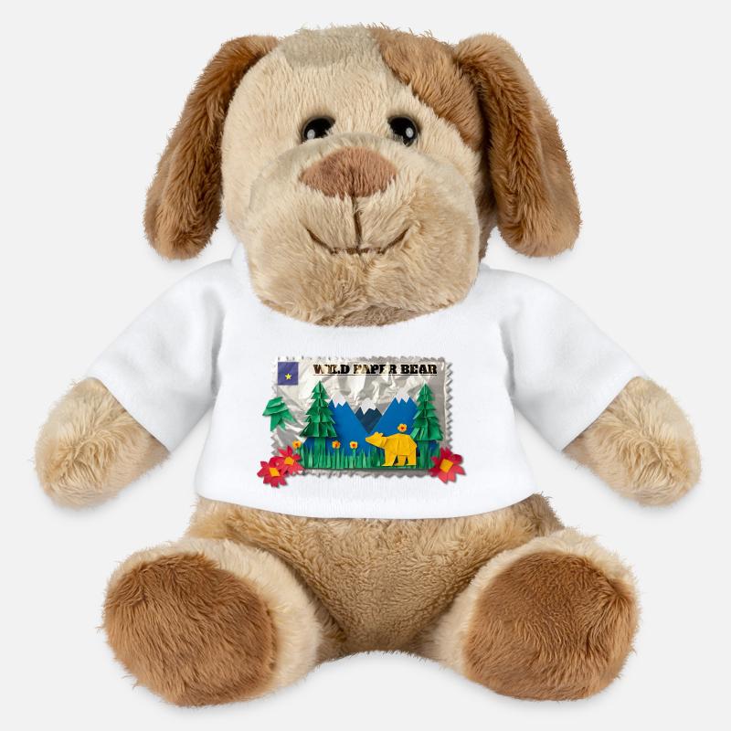 Wild Paper Bear - MiniFeet® Dog Helge - white