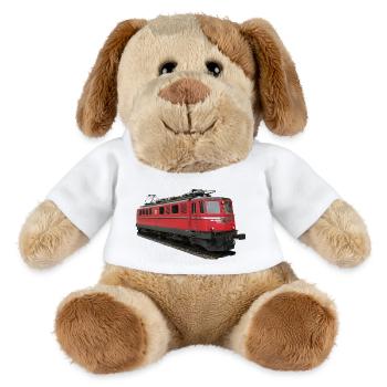 Lokomotive SBB - MiniFeet® Hund Helge - Weiß - Vorne