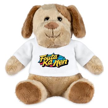 Fouta Kamen - Chien en peluche Helge MiniFeet® - blanc - Devant