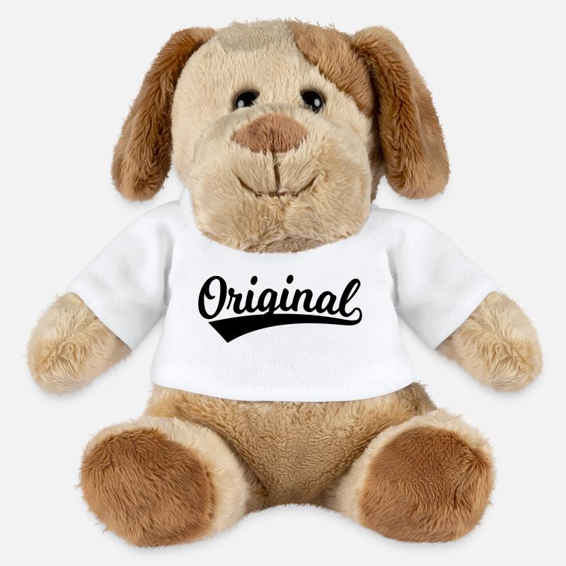Original lettering - MiniFeet® Dog Helge - white