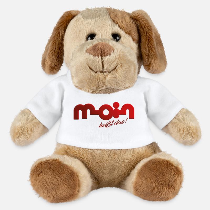 Moin heißt das! - MiniFeet® Hund Helge - Weiß