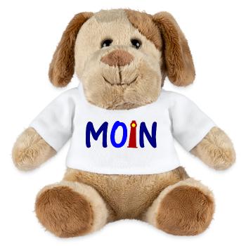 Moin Friesland - MiniFeet® Hund Helge - Weiß - Vorne
