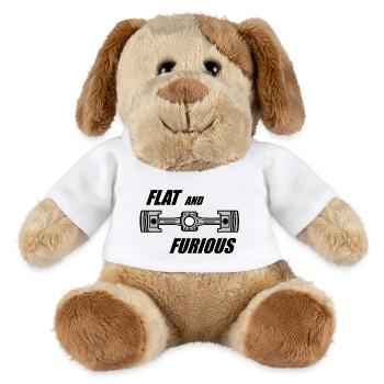 Flat and Furious - MiniFeet® Dog Helge - white - Front