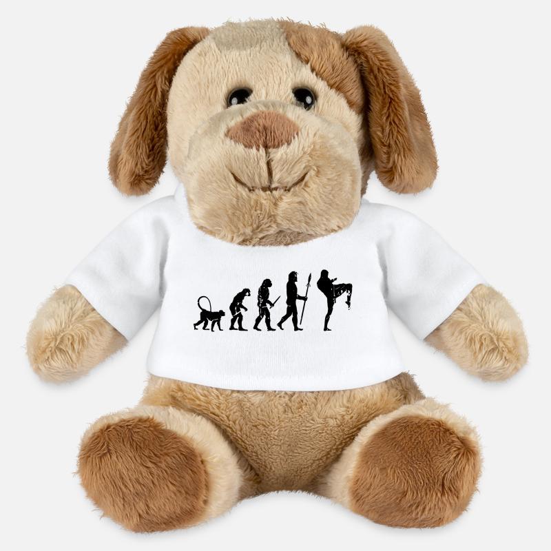 Kickboxer - MiniFeet® Hund Helge - Weiß