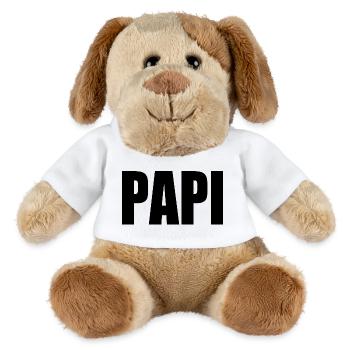 Papi - Chien en peluche Helge MiniFeet® - blanc - Devant