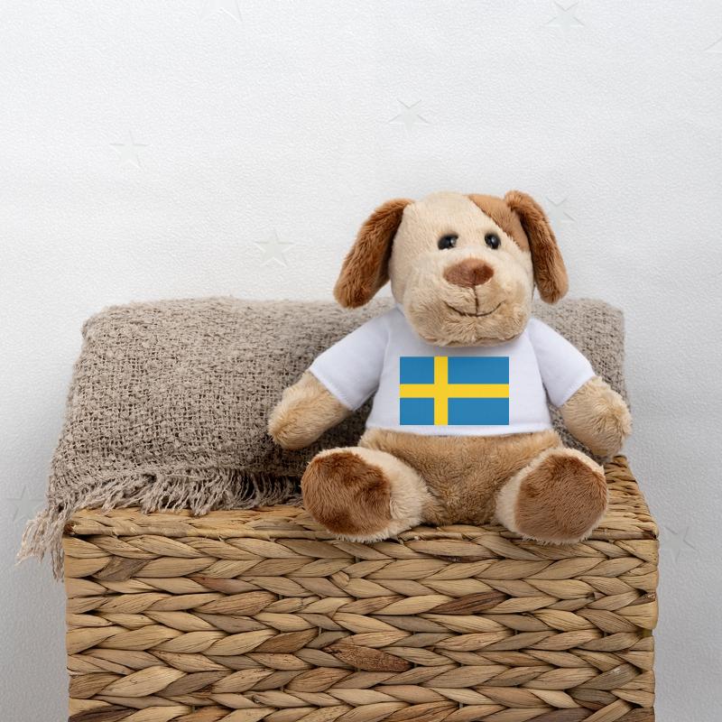 Suède Chien en peluche Helge MiniFeet®