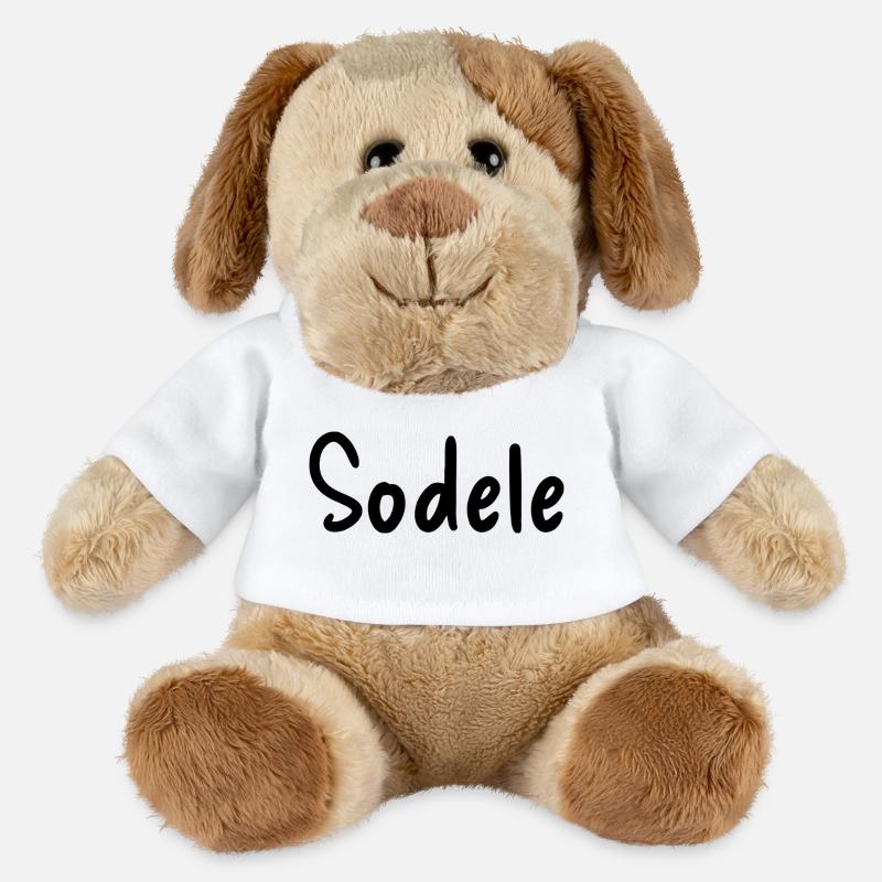 Sodele - Chien en peluche Helge MiniFeet® - blanc