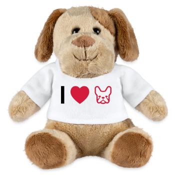 French Bulldog - MiniFeet® Hund Helge - Weiß - Vorne