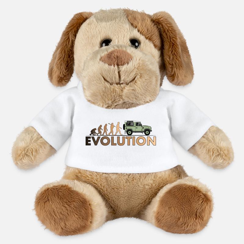 Defender 90 Evolution - MiniFeet® Dog Helge - white