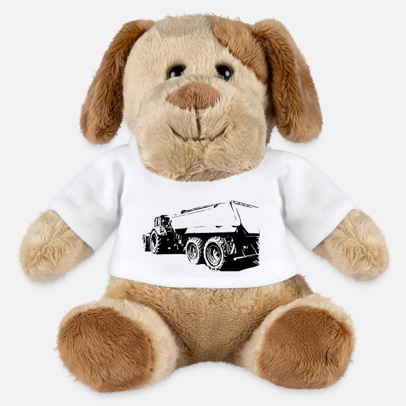 Traktor - MiniFeet® Hund Helge - Weiß