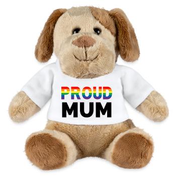 Proud Mum Rainbow - MiniFeet® Hund Helge - Weiß - Vorne
